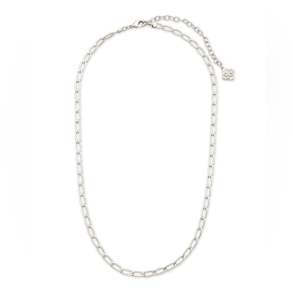 Kendra Scott Silver Merrill Chain Necklace
